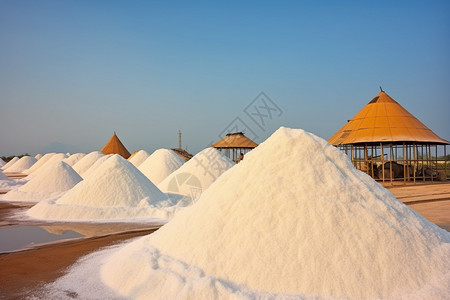 沿海城市的传统盐业图片