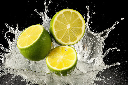 营养多汁的柠檬图片