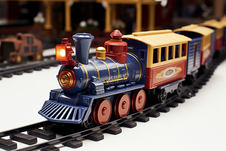 怀旧玩具火车背景图片