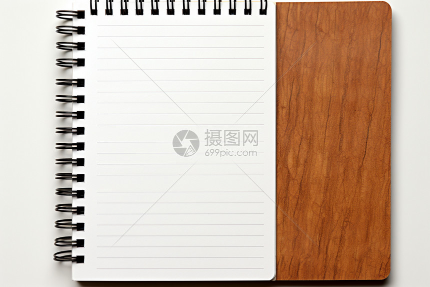 木质商务笔记本图片