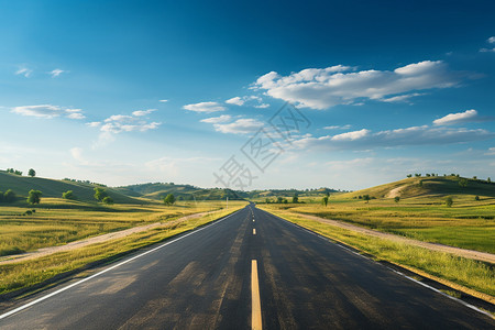 农村广场素材乡村公路背景