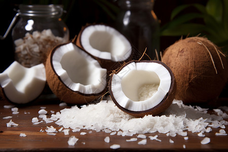 健康营养的椰子图片