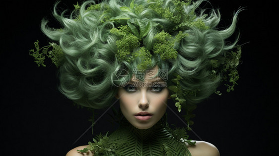 抽象创意女人发型图片