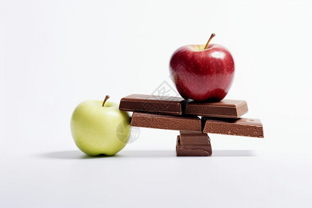 营养均衡的苹果图片
