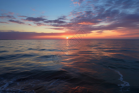 彩色波纹宁静的彩色海滩背景