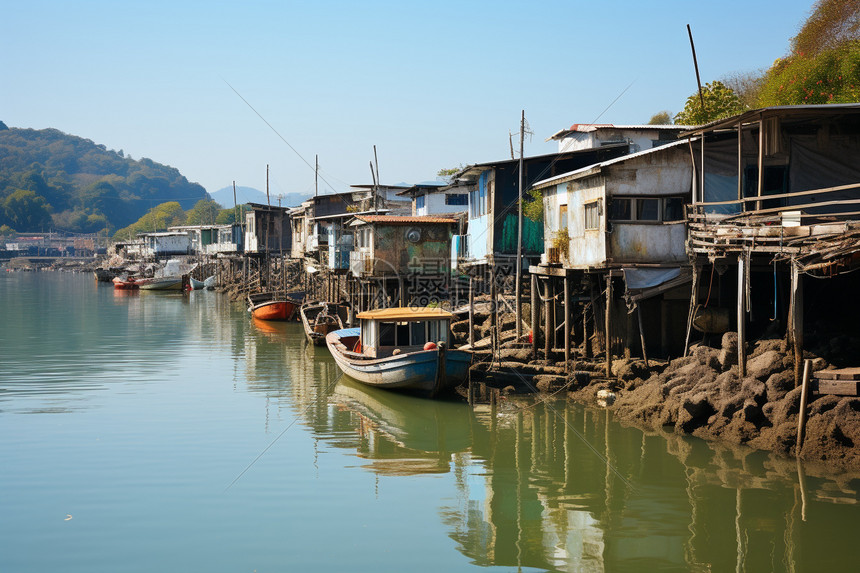 海边小镇图片