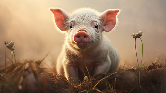 猪的幼崽图片