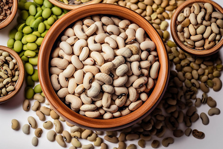 健康营养的食物豆子图片
