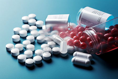 药理学研究的抗生素药品高清图片