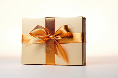 节日金色圣诞礼物盒图片