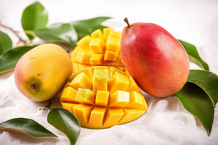 梨子热带地区美味的水果背景