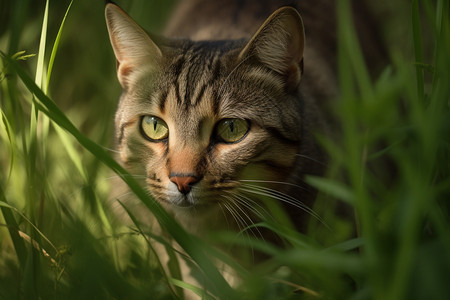 活泼好动的宠物猫咪图片