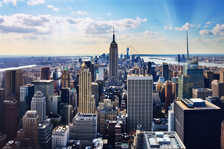 纽约全景图片