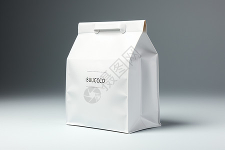 白色食品包装袋（电商零售）图片