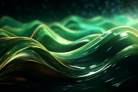 抽象立体波浪背景图片