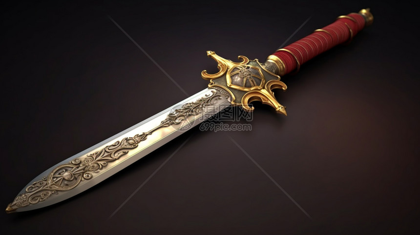战神剑圣概念模型图片