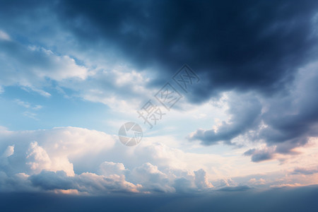 变幻莫测的云层图片