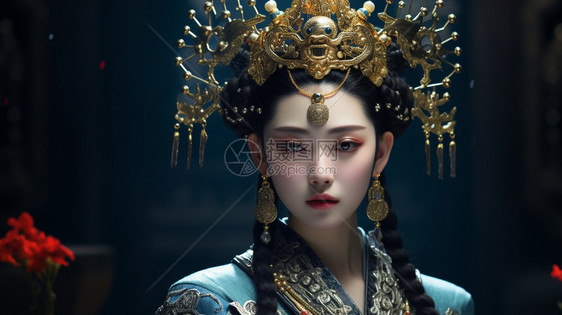 中国古装女子图片