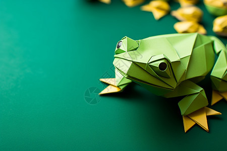 传统的折纸青蛙图片