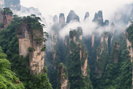 著名山崖风景区图片