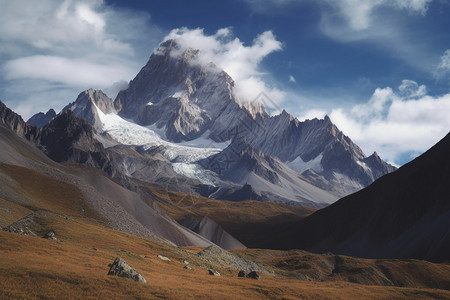 大山的自然景色图片