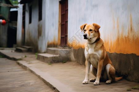 可爱的田园犬图片