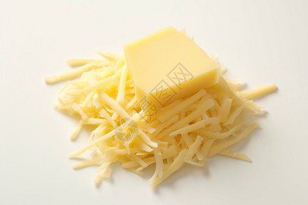 磨碎的奶酪图片