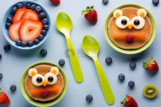 美味儿童健康早餐图片