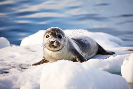 南极洲的海豹图片
