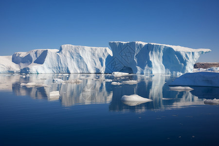 冰山背景图片