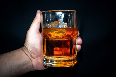 一杯威士忌图片
