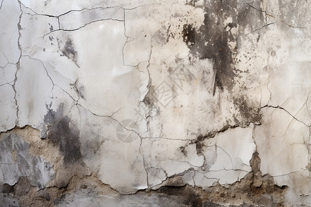 脏脏的起霉菌的灰墙图片