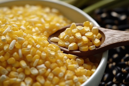 谷物玉米粒背景图片