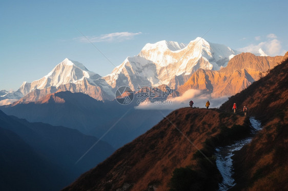 壮丽的雪山图片