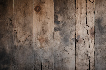杂色干燥的灰色裂痕木板背景