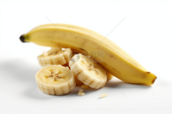 挤压的水果香蕉图片