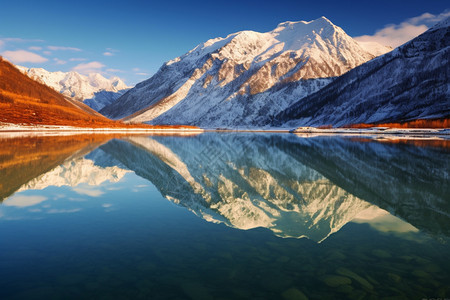 好看的雪山美景图片