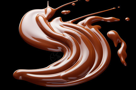 流动的巧克力图片