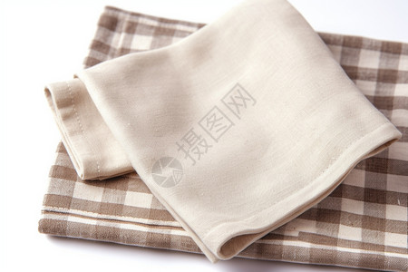 素色毛巾素色亚麻纺织桌布背景