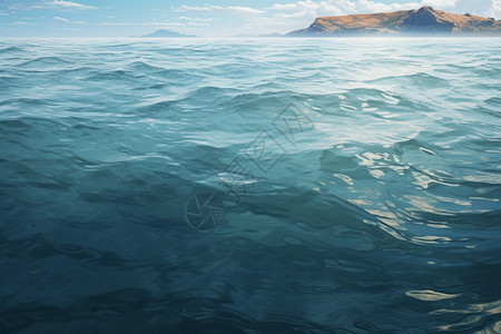 大海的波浪纹理图片