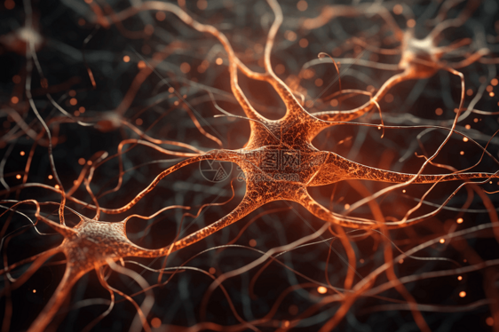 抽象神经细胞概念图图片