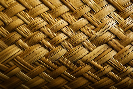 传统手法编织的席子背景图片