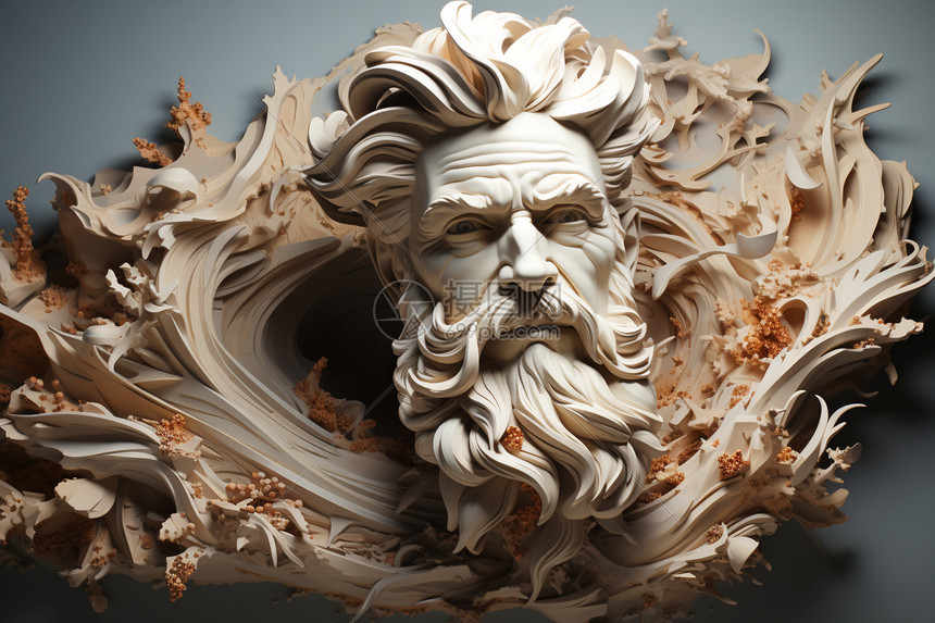 3d雕刻形象插画图片下载-正版图片600416633-摄图网