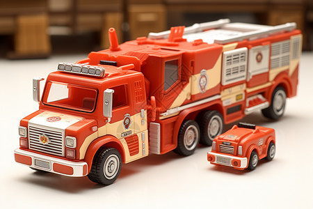 消防车玩具背景图片
