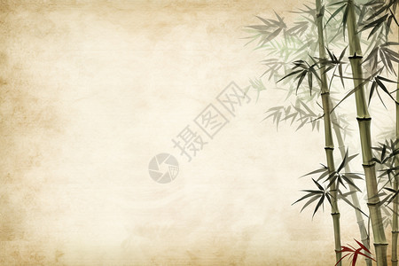 水墨竹子背景图片