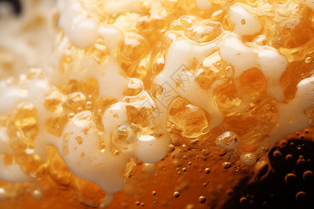 啤酒的泡沫图片