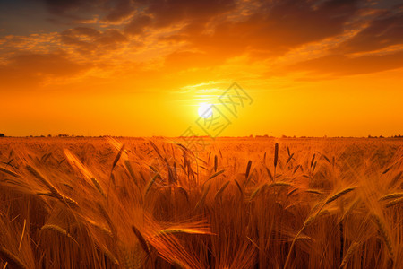 小麦背景图片