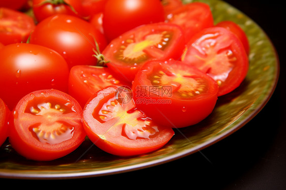 可口的番茄图片