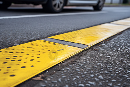 道路安全减速带背景图片