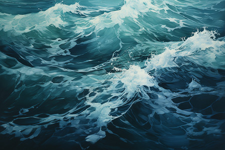 海洋的纹理和运动背景图片